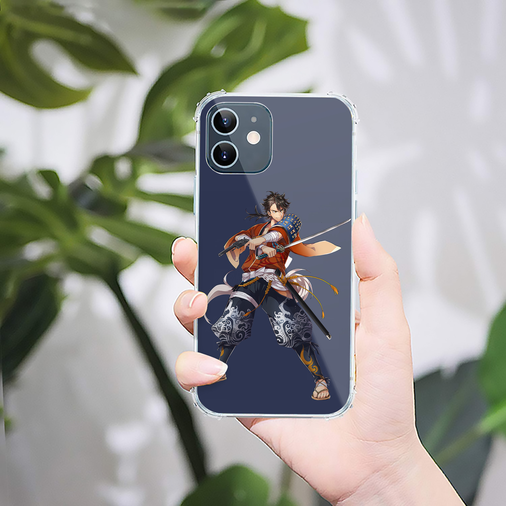 （画像用） 刀剣乱舞 Touken Ranbu 【iPhone 12シリーズ対応】透明スマホケース（クリアソフトケース）